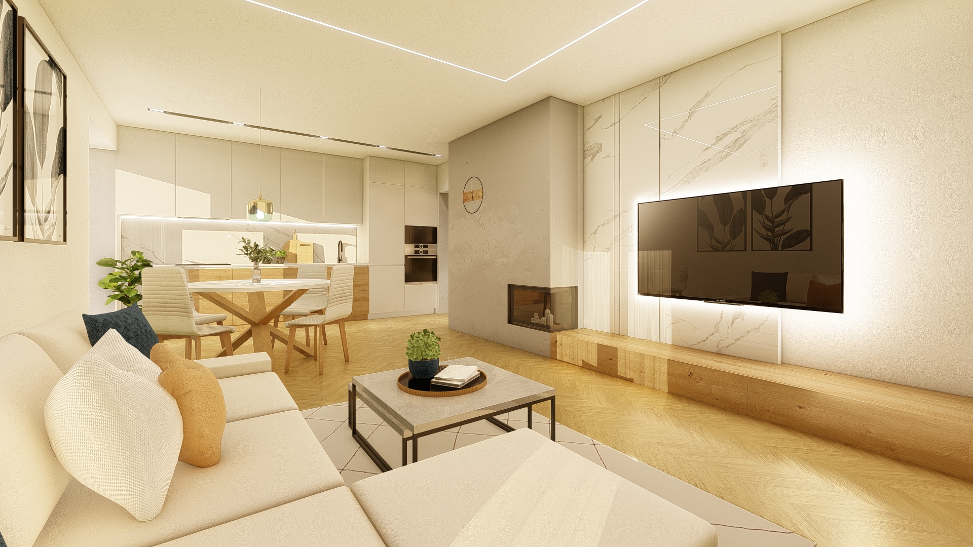 Rezidencia Lesná - Interiér apartmánu číslo 3
