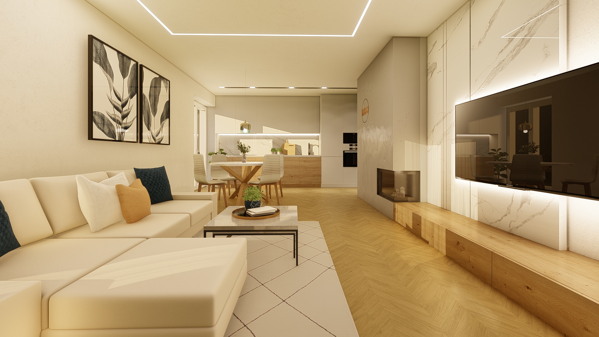 Rezidencia Lesná - Interiér apartmánu číslo 3