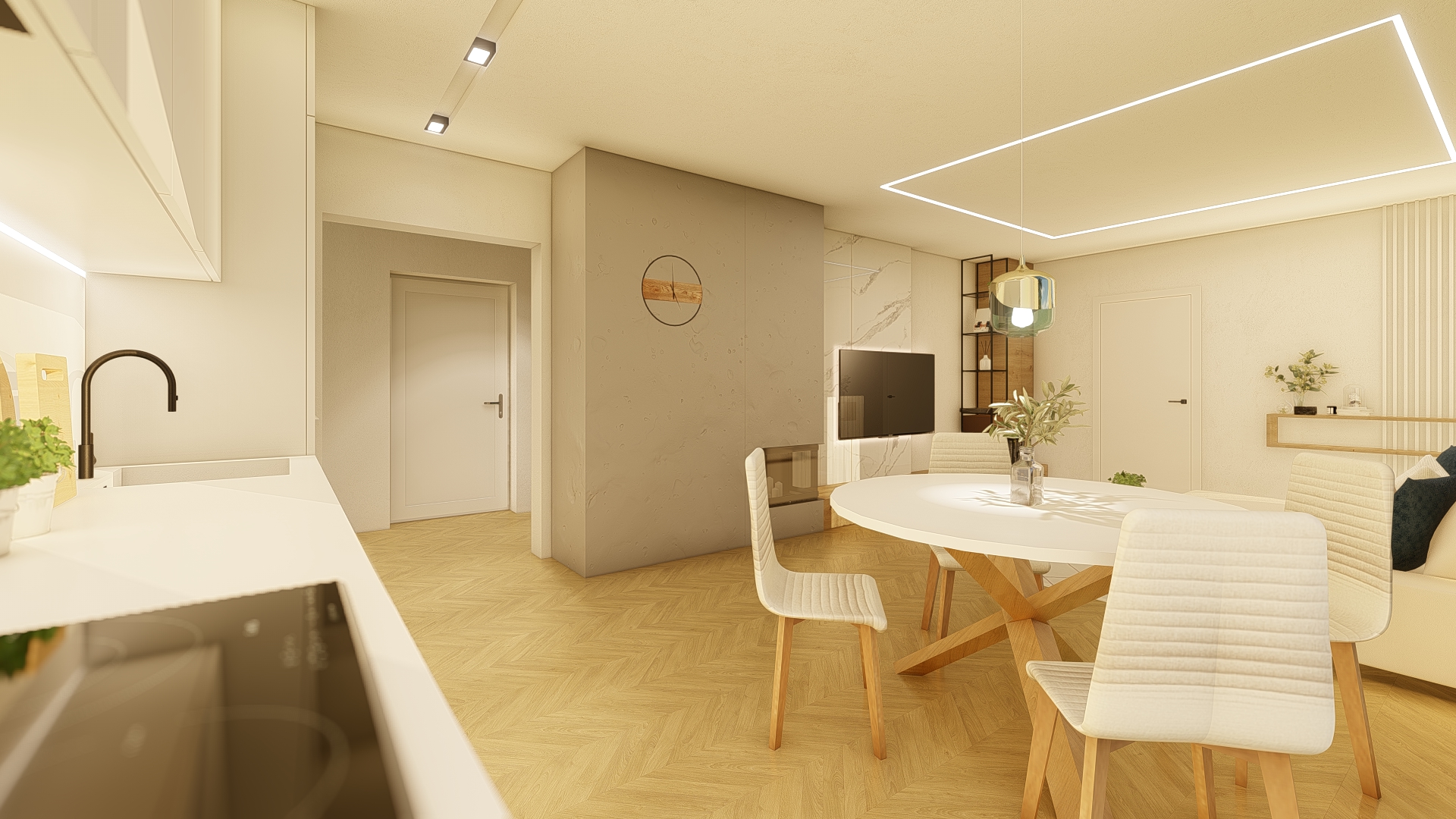 Rezidencia Lesná - Interiér apartmánu číslo 3