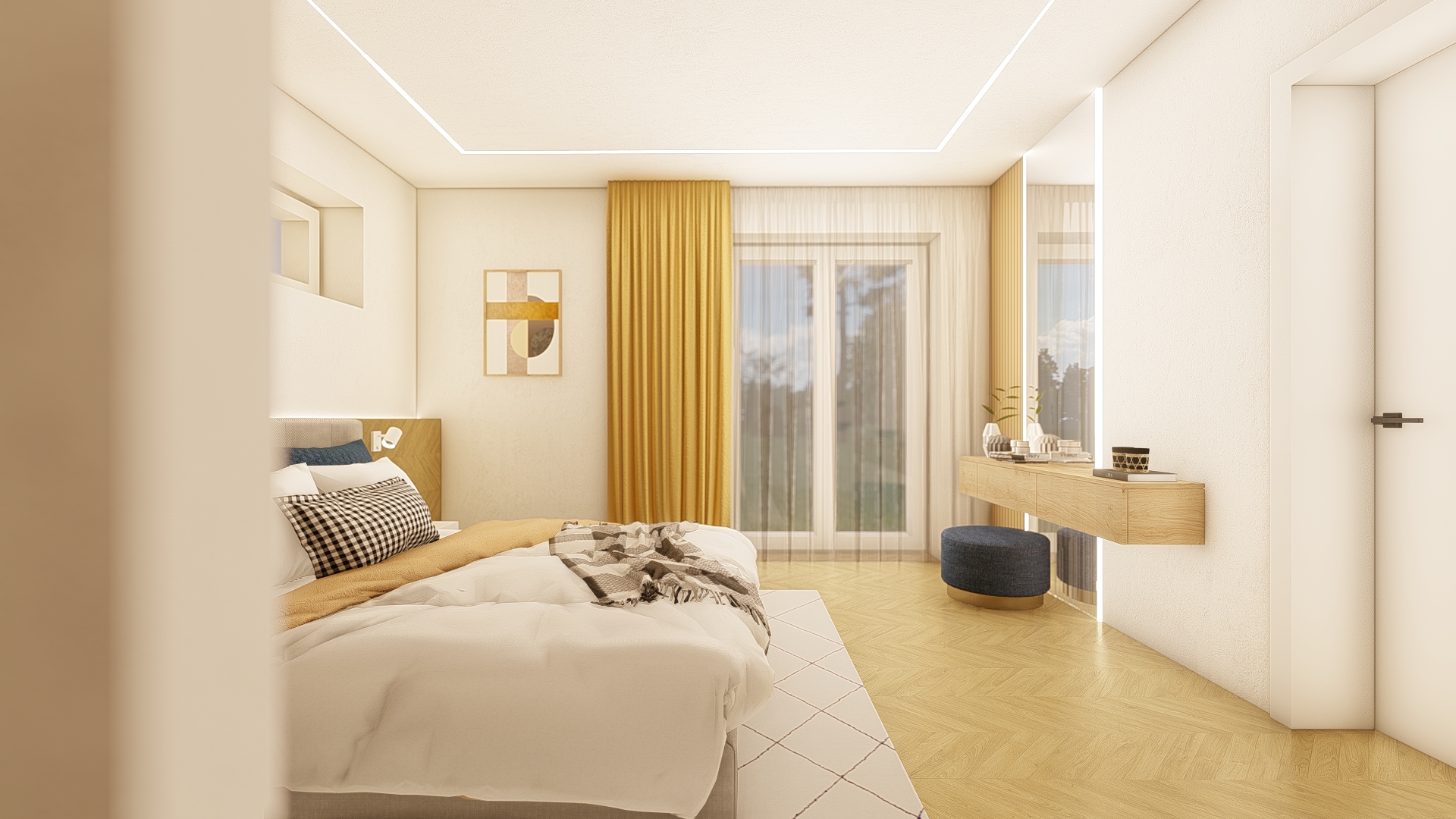 Rezidencia Lesná - Interiér apartmánu číslo 3